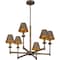Quoizel Cross Chandelier 6 Lights Statuary Bronze CRO5026SU - alternate 4